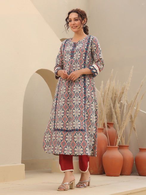 Women Ethnic Motifs Printed Kurta